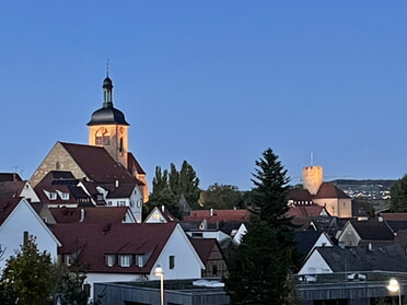 Oktober 2023 - Dorothee Vögele - Blaue Stunde von der Katharinenstraße aus