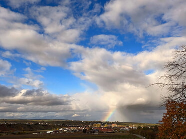 10.11.2023 - Annette Hägele - Regenbogen über Lauffen a.N.