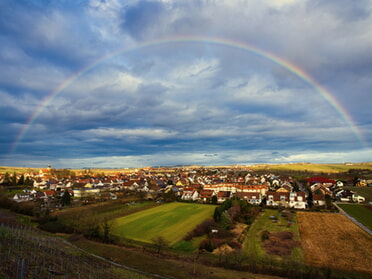 11.02.2024 - Ulrich Seidel - Regenbogen über Lauffen a.N.