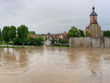 03.06.2024 - Martin Braunbeck - Panorama vom Rathaus während des Hochwassers