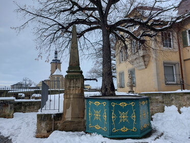 26.01.2026 - Hans-Peter Schwarz - Winterlicher Blick vom Rathaushof zur Regiswindiskirche
